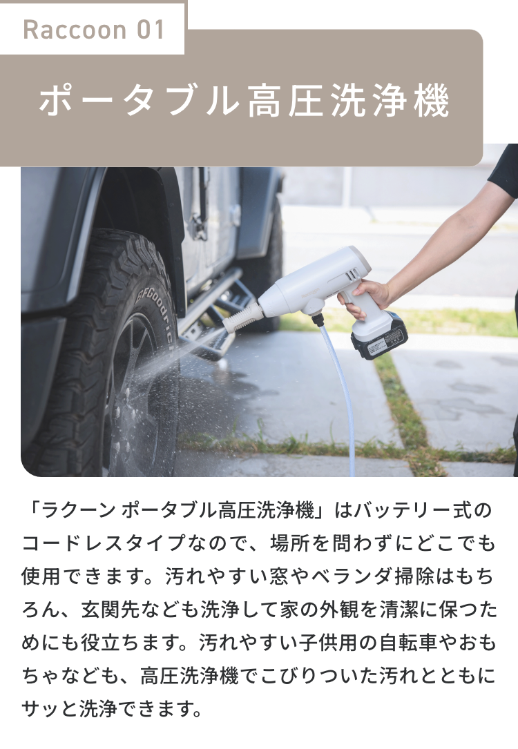 raccoon お掃除特集 | THREEUP